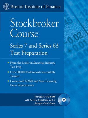 cover image of The Boston Institute of Finance Stockbroker Course